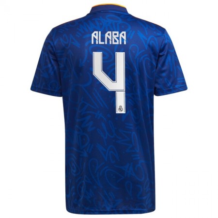 Billiga Fotbollströjor Real Madrid David Alaba 4 Borta tröja 2021/22 Kortärmad